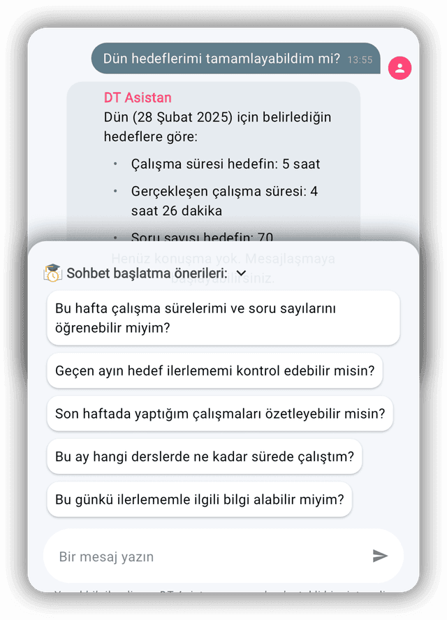 مدرّب مذاكرة ذكي من DersTakip